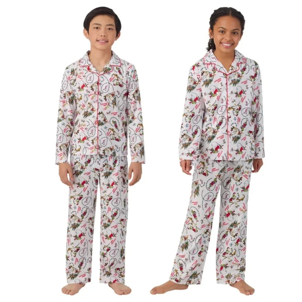 Grinch Youth 2-piece Holiday Pajama Set